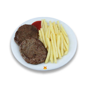 Картошка с котлетой