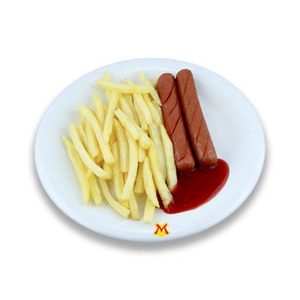 Жаренная картошка с сосисками