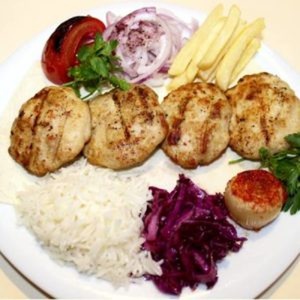 Chicken kefte kebab