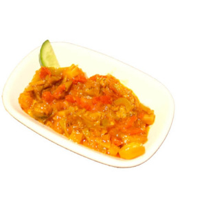 Eggplant caviar with sauce