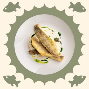 Perch with Bulgur, Zucchini and Celery Risotto