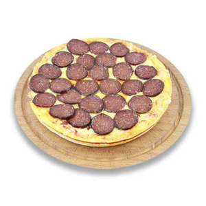 Pizza with sausage