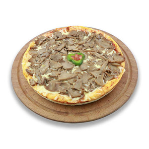 Pizza with mushrooms