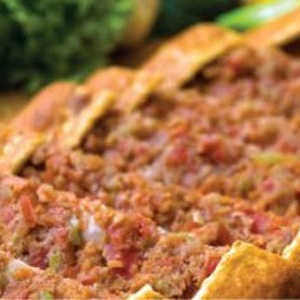Pide with minced meat