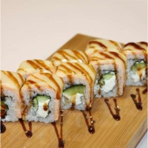 Baked crab with cheese