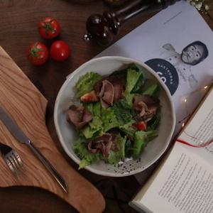 Smoked Tongue Pastrami Salad