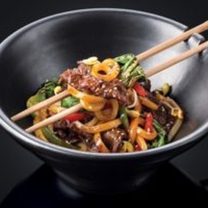 Удон с говядиной