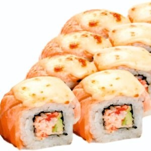 Запеченная филадельфия с крабом