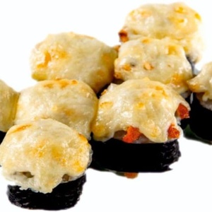 Запеченный ролл с семгой