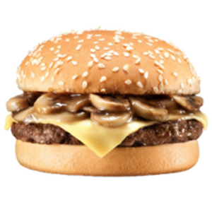 Грибной бургер