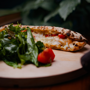 Panozzo with grilled chicken