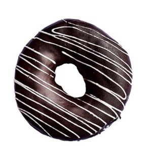 Donut with boiled condensed milk