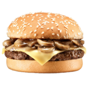 Грибной бургер