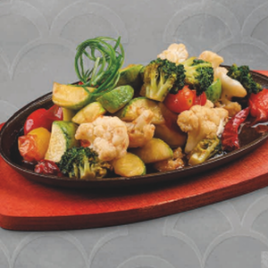 Vegetables on the brazier