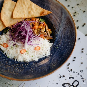 Chicken in coconut milk and yellow curry