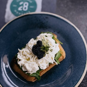 Brioche with stracciatella